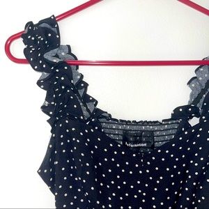 Reformation polka dot top